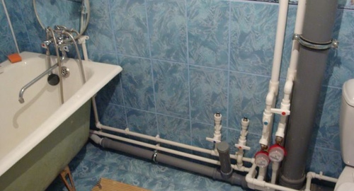 Замена разводки в ванне. Парк культуры